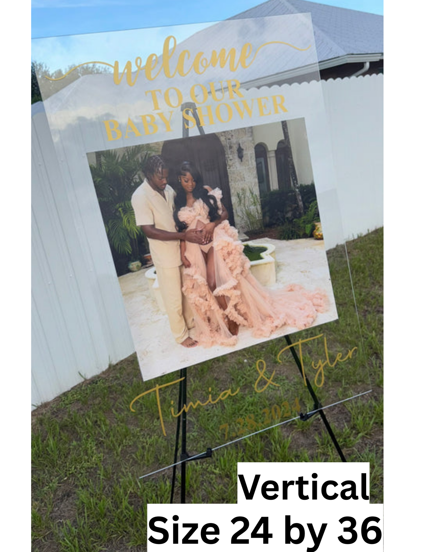 Acrylic Welcome Sign
