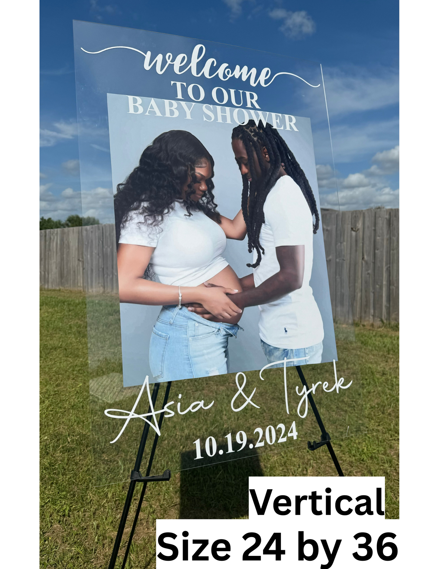 Acrylic Welcome Sign