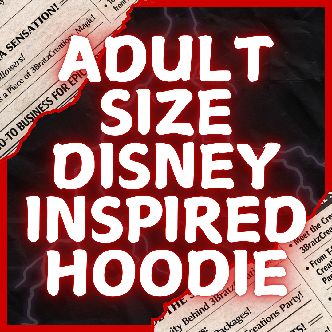 Adult Size Disney Theme Hoodies