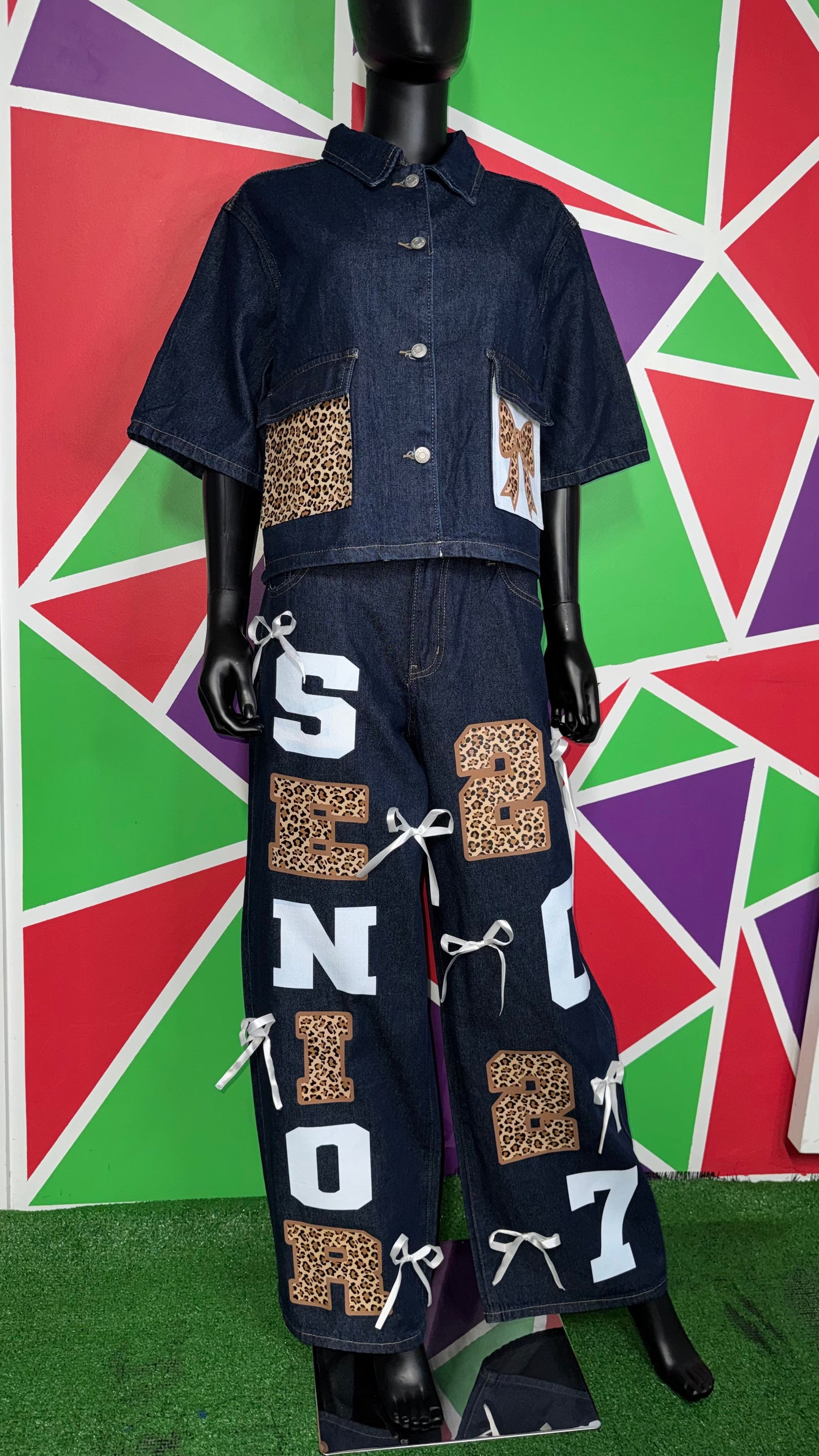 Adult Size Denim Jean Set