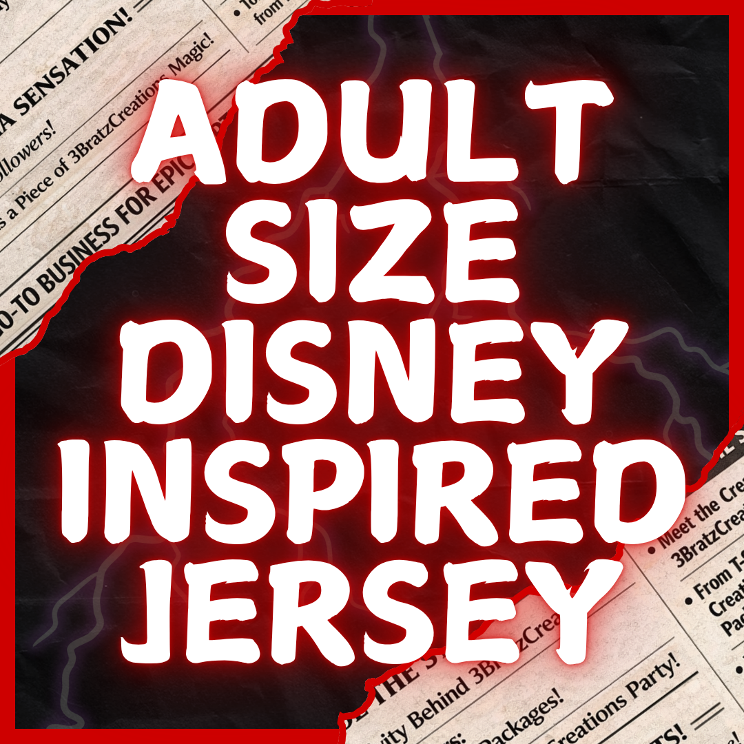 Adult Size Disney Theme Jerseys