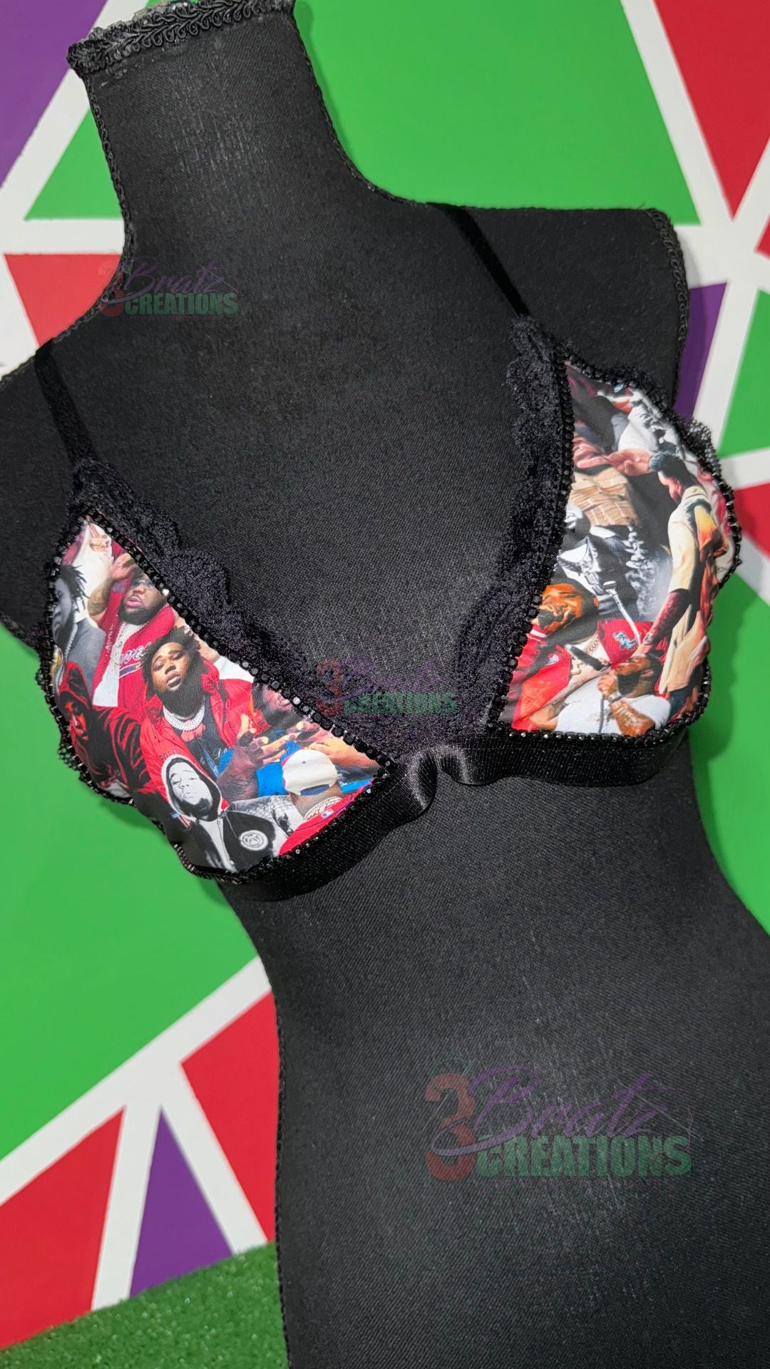 Adult Size Photo Bra