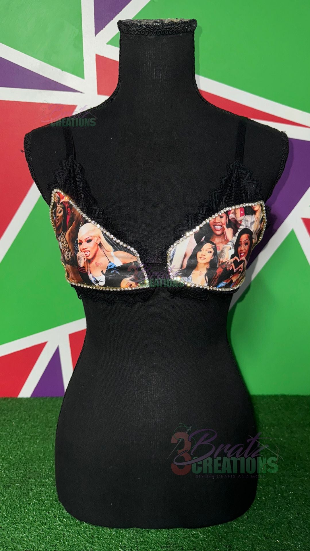 Adult Size Photo Bra