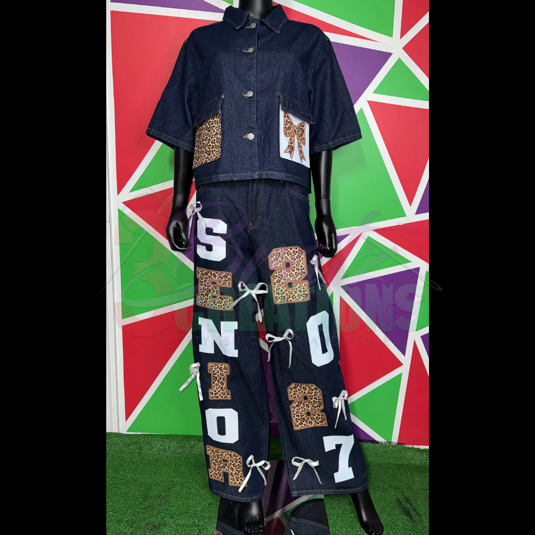 Adult Size Denim Jean Set