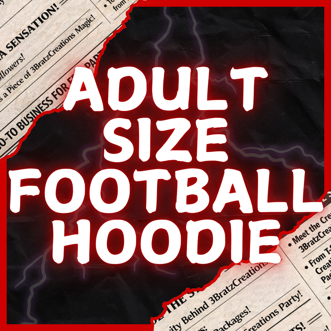 Adult Size Football Hoodies