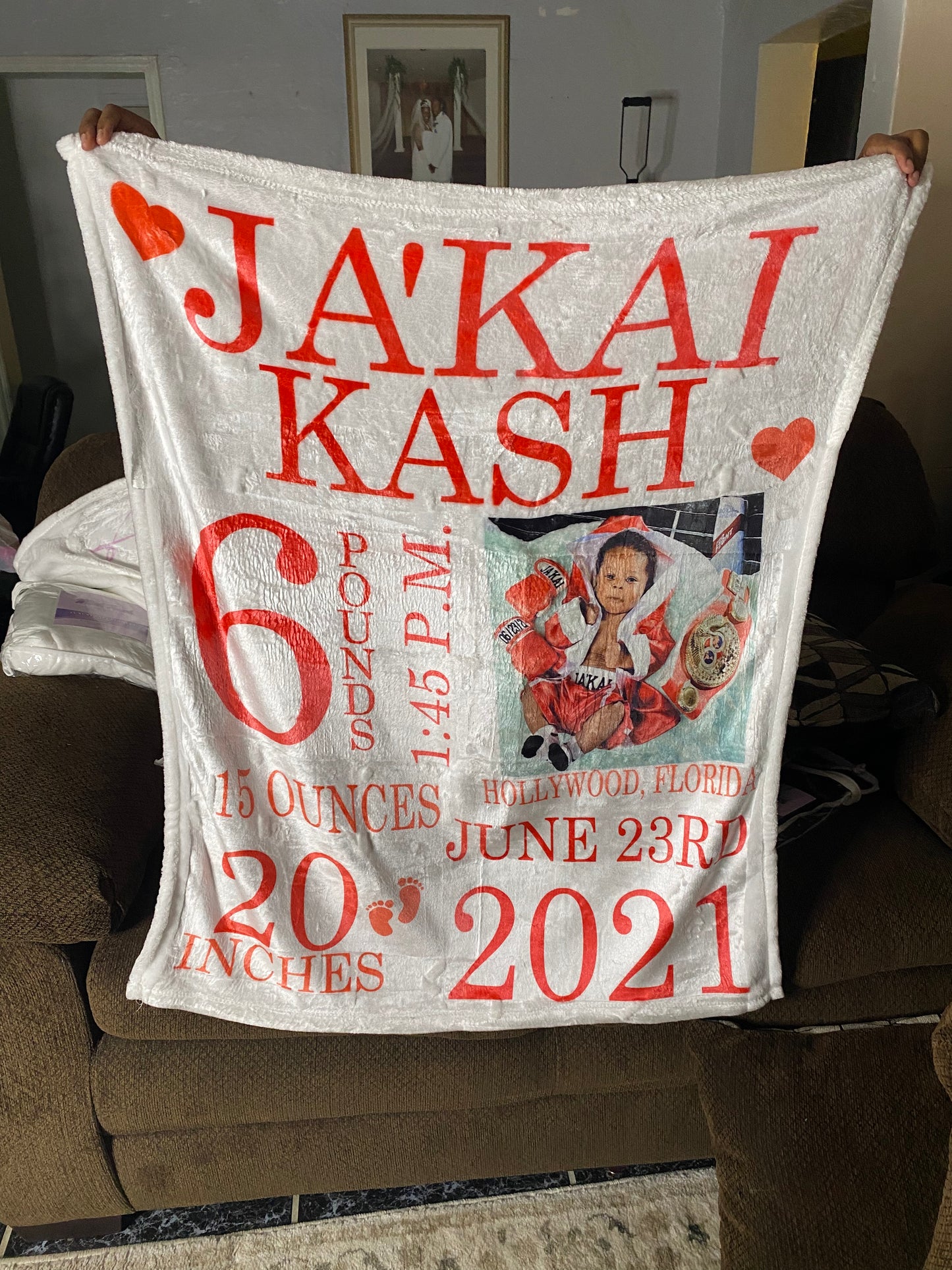All About Baby Birth Blanket
