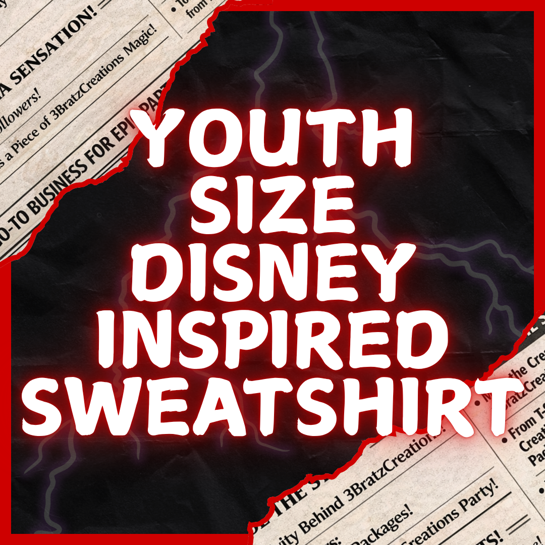 Youth Size Disney Theme Sweatshirt