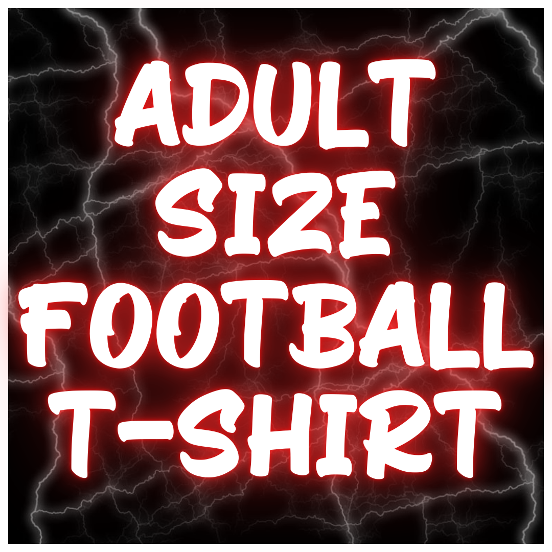 Adult Size Football T-Shirts