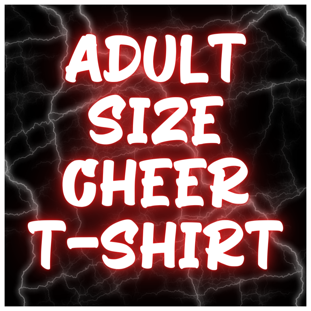 Adult Size Cheerleading T-Shirts