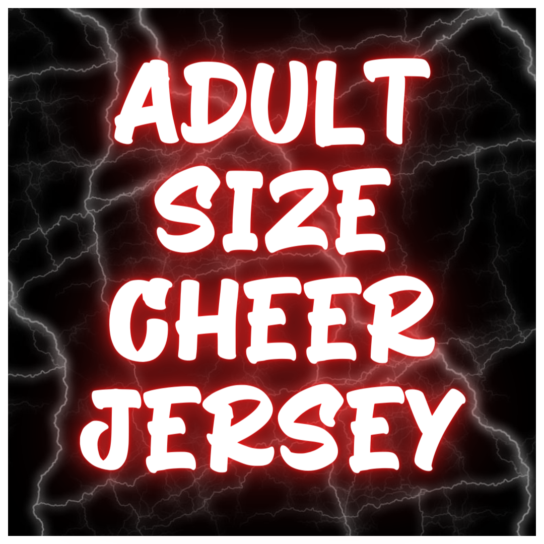 Adult Size Cheerleading Jerseys