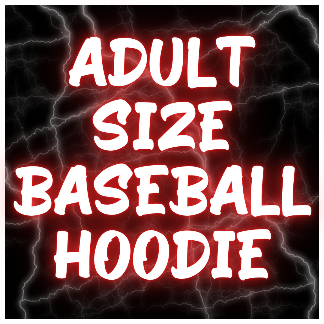 Adult Size Baseball Hoodies