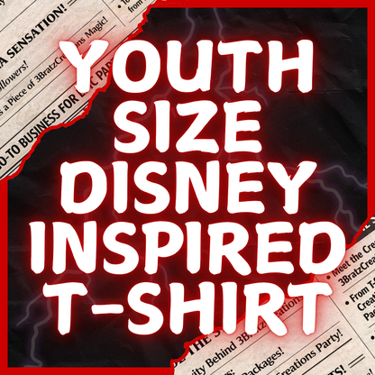 Youth Size Disney Theme Shirt