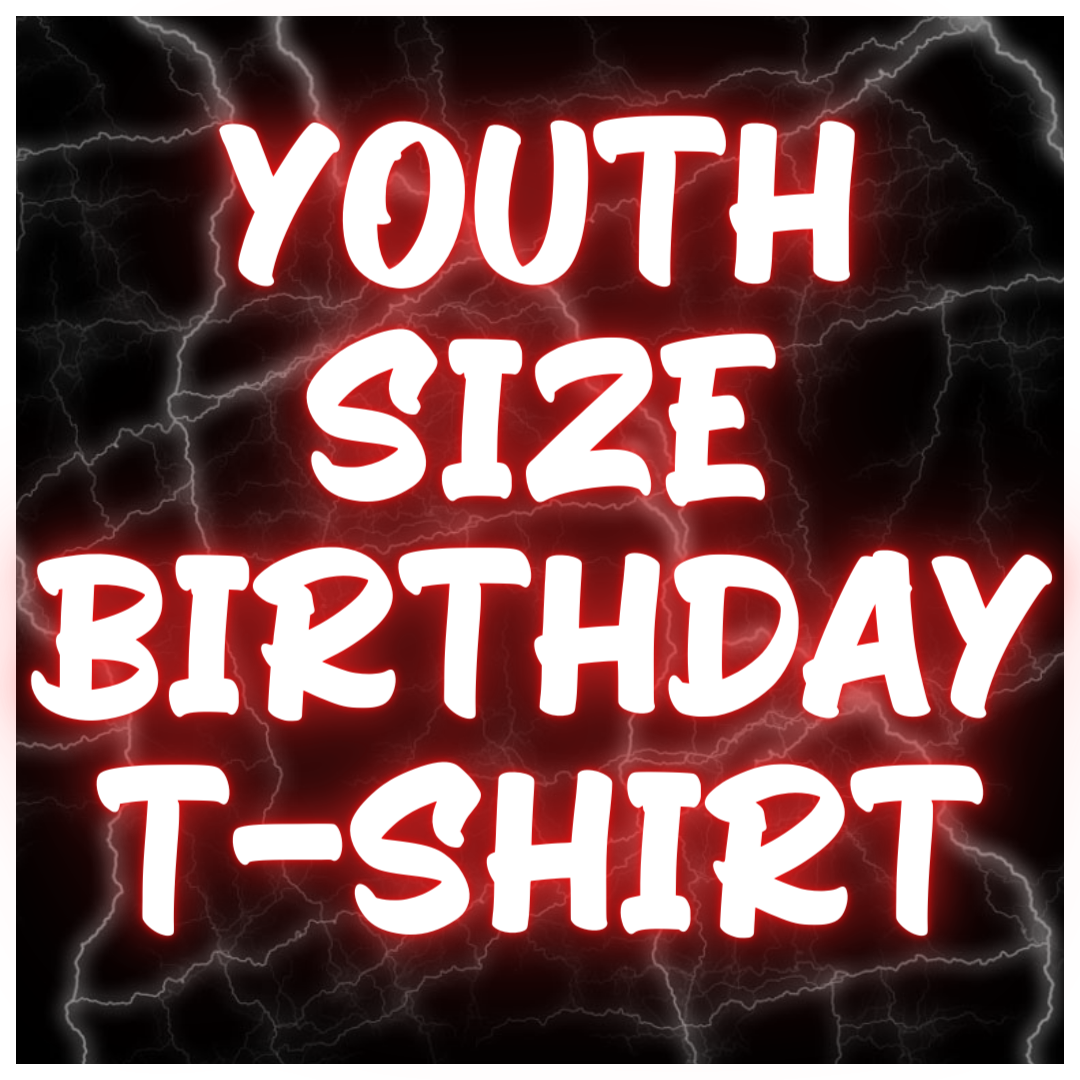 Youth Size Birthday T-Shirts