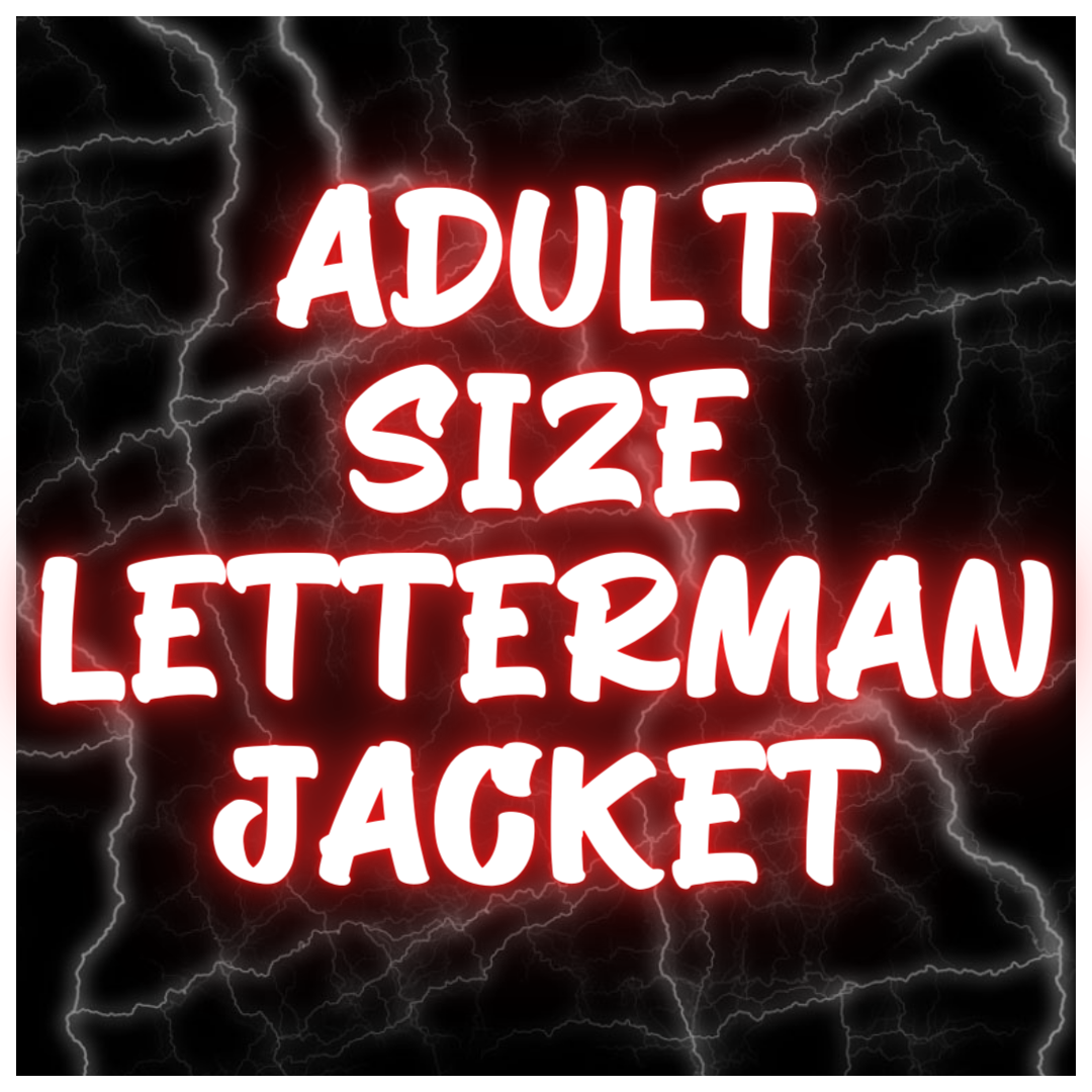 Adult Size Regular Letterman Jackets