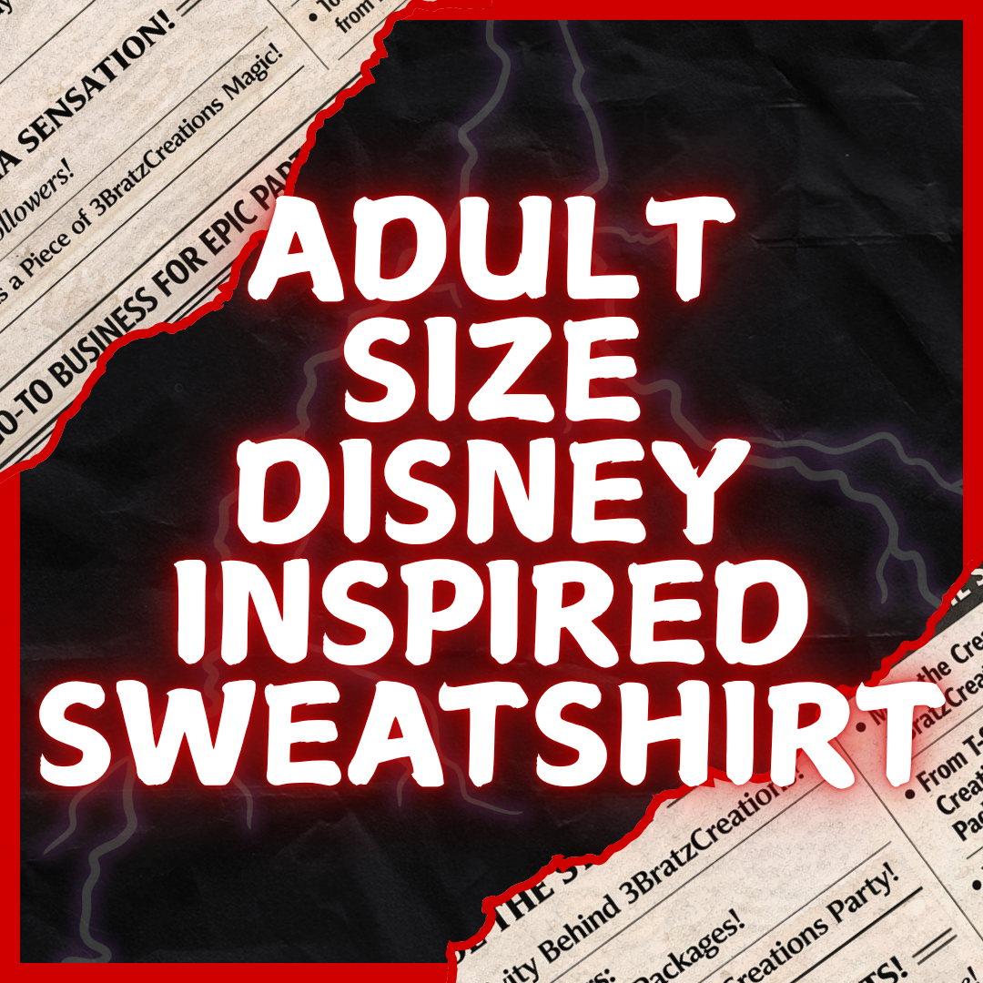 Adult Size Disney Theme Sweatshirts