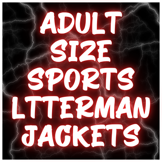 Adult Size Sports Letterman Jackets