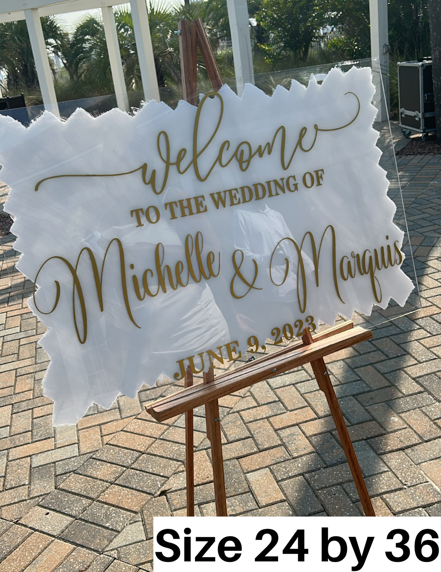 Acrylic Welcome Sign