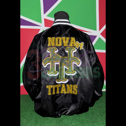 Adult Size Satin Baseball Jackets