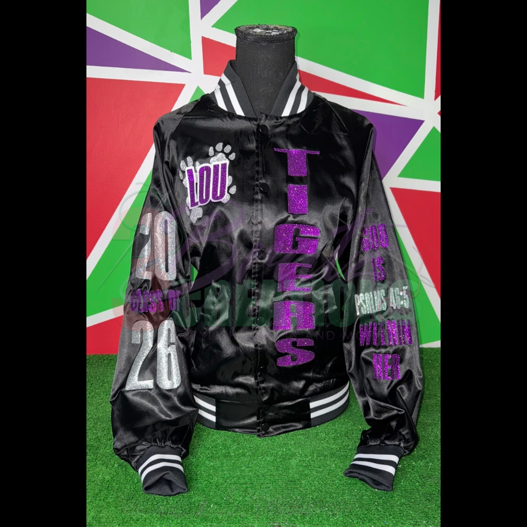 Adult Size Satin Baseball Jackets