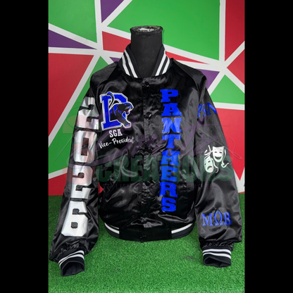Adult Size Satin Baseball Jackets