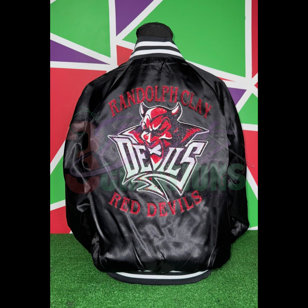 Adult Size Satin Baseball Jackets