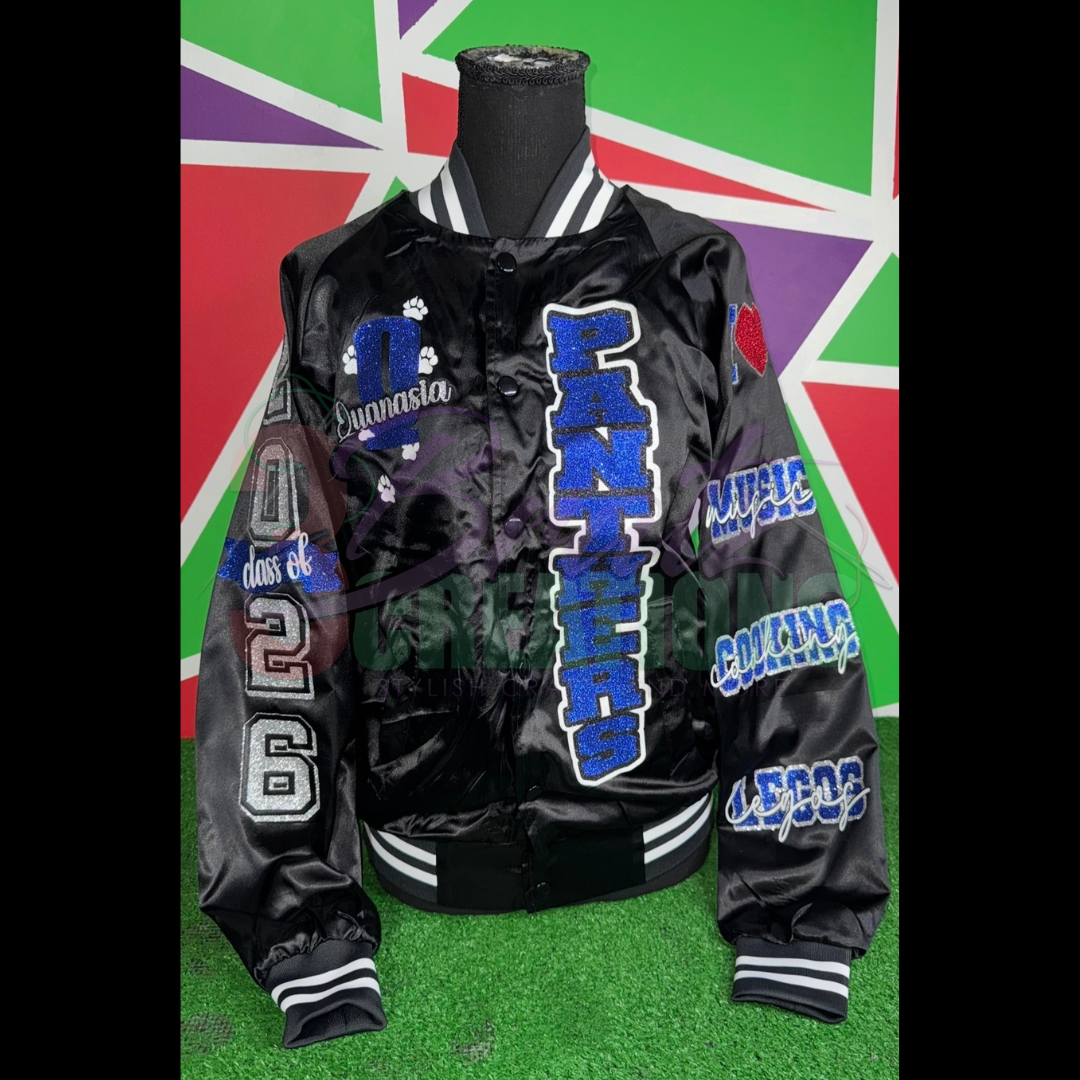 Adult Size Satin Baseball Jackets