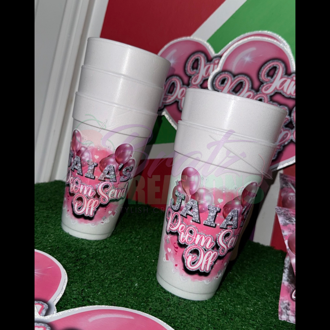 Customized Styrofoam Cups