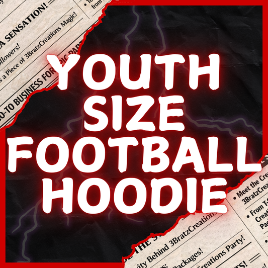 Youth Size Football Hoodie