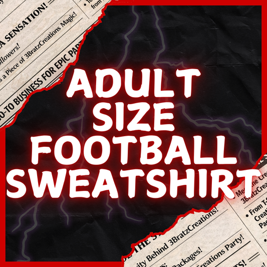 Adult Size Football Sweatshirts