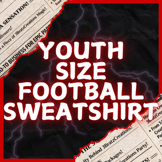 Youth Size Football Sweatshirt